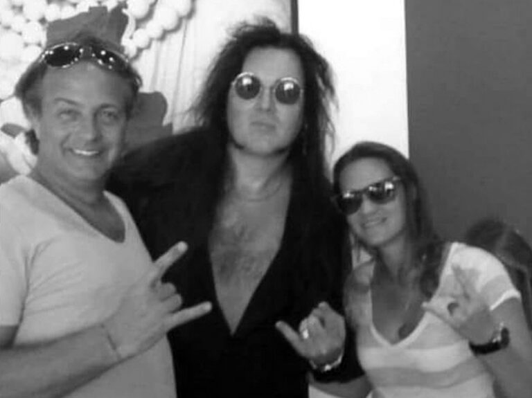 Con Yngwie Malmsteen
